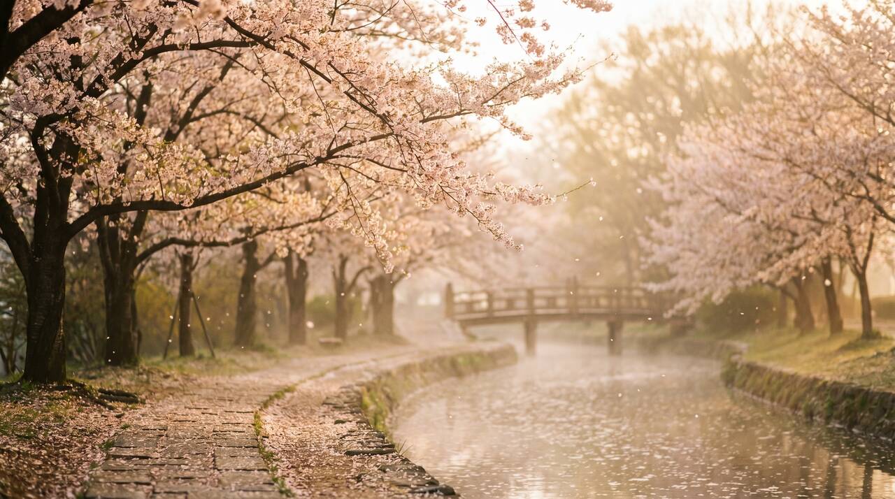 樱花视频 - 樱花河畔春日影像 - www.thwamza.cn